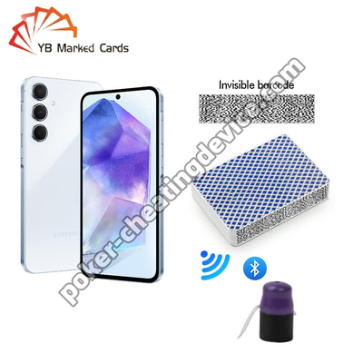 AKK Samsung Galaxy A55 Analisador de cartas de jogo para barras de códigos marcadas