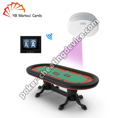 Detector de fumo Câmera de póquer oculta, digitalização de longa distância para jogadores de póquer