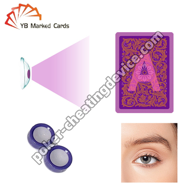 Lentes de contacto infravermelhas discretas para Poker Ultimate Cheating Tool