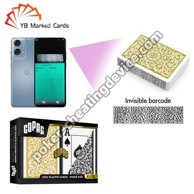 Copag 1546 100% Barcode de plástico Cartões de Trapaça Para Analisador de Poker