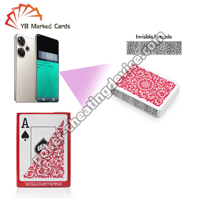 Copag Elite 100% Código de Barras de Plástico Marcado Cartões de Trapaça Vermelho Single Deck
