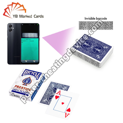BICYCLE F44100 Prestige 100% de plástico Casinos Barcodes Jogos de cartas