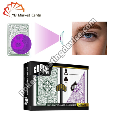 Copag Legacy Series Marcando Cartões de Jogo Verde / Roxo Deck Set