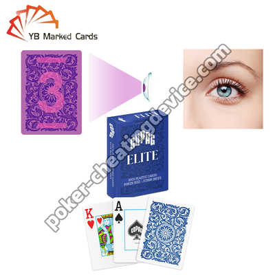 Copag Elite Cachado IR Marcado Cartões Azul Single Deck
