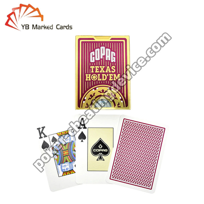 Copag Texas Hold'em Invisíveis Infravermelhos Marcado Cartões Vermelho Single Deck