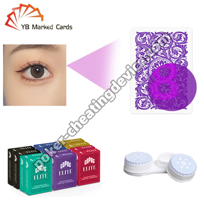 Lentes de contato de tinta invisível para cartões marcados Ultimate Poker Edge