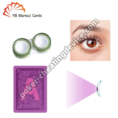 As lentes de contato de tinta invisível UV detectam marcas infravermelhas instantaneamente