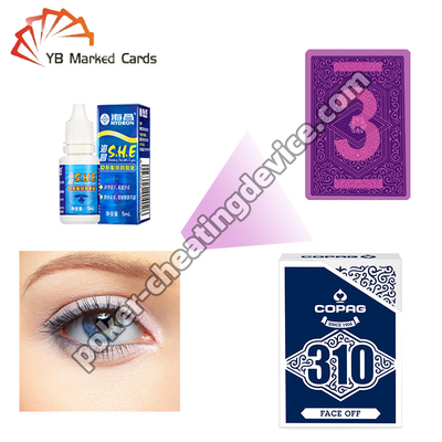 Lentes de contato IR para cartões marcados com tinta invisível detectam tinta invisível no pôquer
