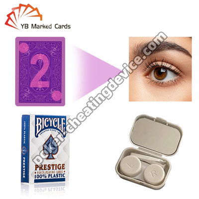 Lentes de contato detectam instantaneamente cartões infrarroxos marcados