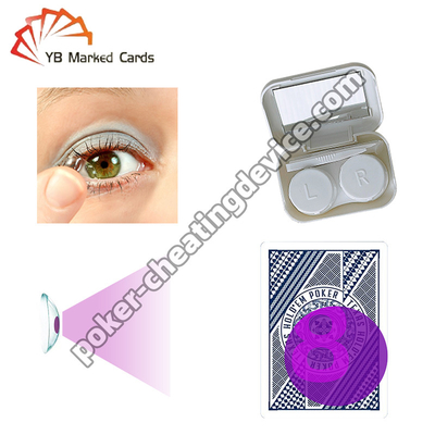 Lentes de contato de tinta invisível para poker detectam cartas marcadas instantaneamente