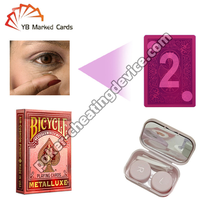 Lentes de contato para marcar cartas