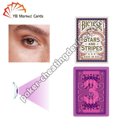 Bicycle Stars And Stripes Marcado Cartões Deck    O Último Ferramenta de Trapaça