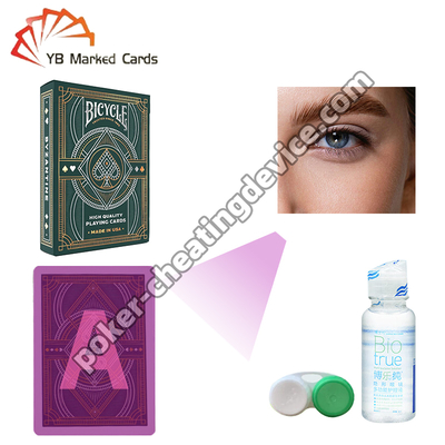 Bicicleta Byzantine Marcado Deck Jogar Cartas Para Lentes de Contato Infravermelhos