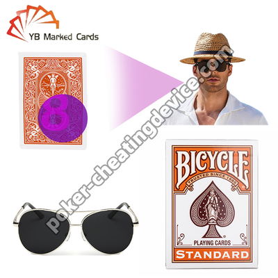 Bicicleta Cartões de pôquer marcados luminosos com tinta invisível infravermelha