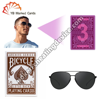 Cartas de Poker com Tinta Invisível Bicycle Lotus Back 1891