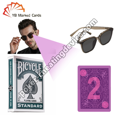 Cartas marcadas luminosas para bicicleta Poker infravermelho Wintergreen