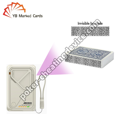 Banco de energia do scanner de poker para cartões marcados com código de barras