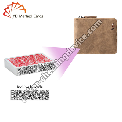 Poker Cheat Card Scanner Wallet para Dispositivo de Análise