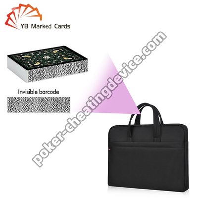 Analisador de Trapaças de Pôquer com Scanner de Cartas em Maleta