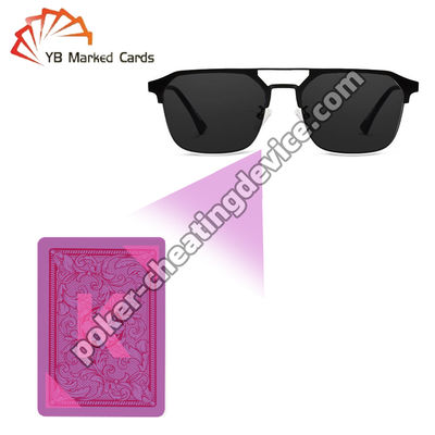 Óculos de Trapaça para Poker com Detecção Instantânea, Design Indetectável para Todas as Cartas Marcadas com Infravermelho