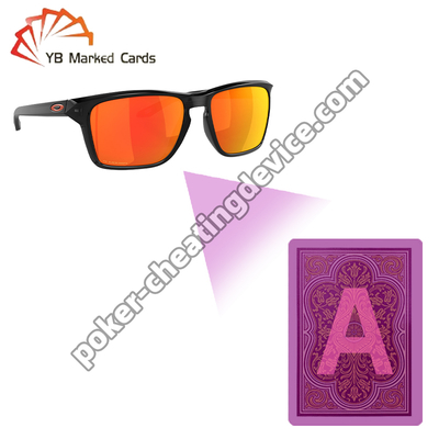 Óculos de Tinta Invisível para Ver Através de Cartas de Baralho