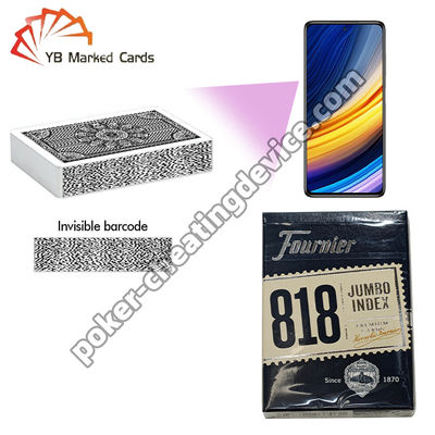 Fournier 818 Barcode Marked Poker Cards For Poker Cheating Analyzer