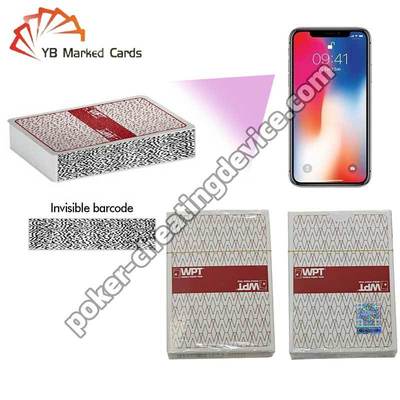 WPT Barcode Poker Cards For Poker Cheating Analyzer