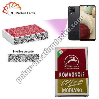 Modiano Barcode Marked Poker Cards For Poker Analyzer Cheat