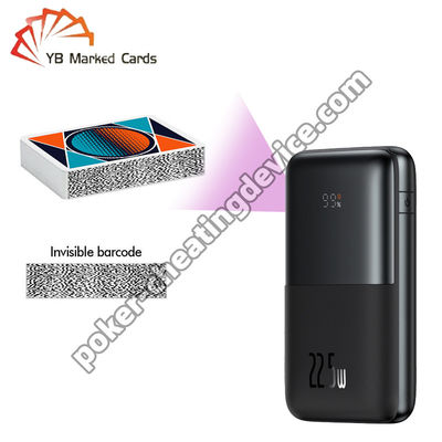 Dinâmica Power Bank Poker Cartão de Câmera Para Barcode Poker Cards