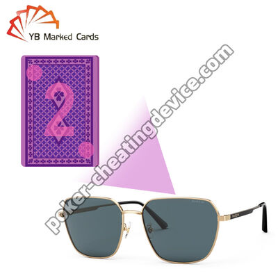 Óculos de sol para cartões de pôquer marcados