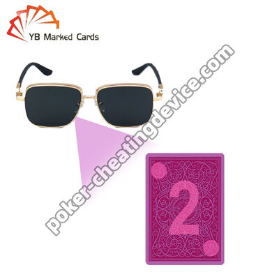 Cartões marcados por infravermelho Óculos de sol para marcar cartas de jogo