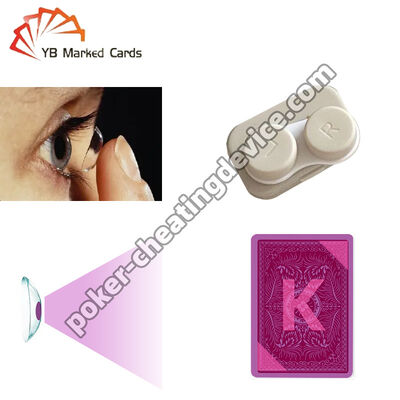 Lentes de Contato para Cartas Marcadas com Tinta Invisível