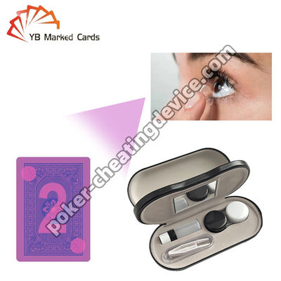 Lentes de Contato com Tinta Invisível para Ver Cartas de Baralho – Ganhe Vantagem no Pôquer