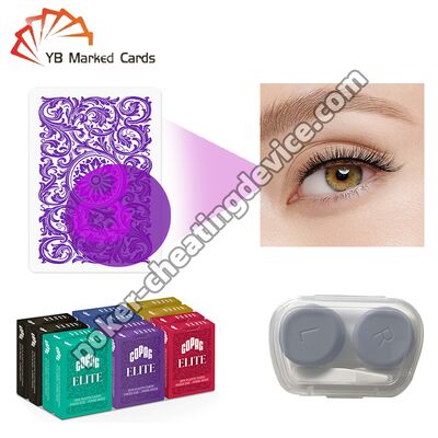 Lentes de Contato para Cartas Marcadas com Tinta Invisível