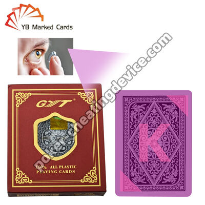 Gyt Cartões marcados com tinta luminosa infravermelha invisível