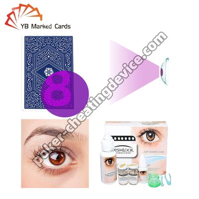 Lentes de Contato Profissionais IR para Ler Cartas de Baralho Infravermelhas para Trapaça em Omaha