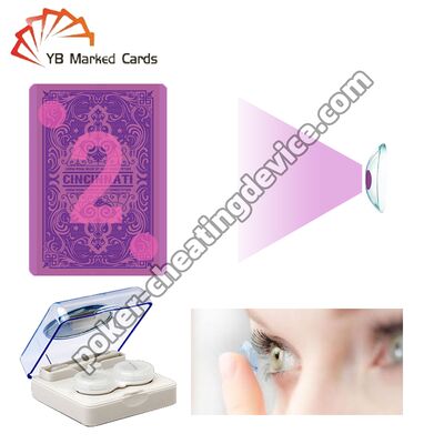 Lentes de Contato para Marcar Cartas para Ver Através de Cartas de Poker