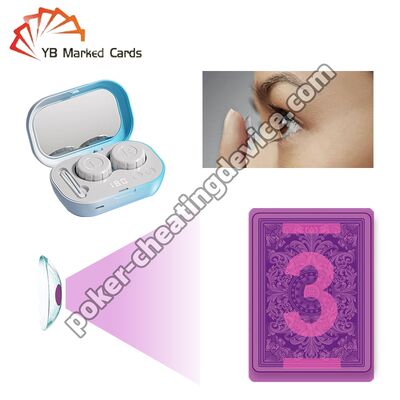 Lentes de Contato Avançadas para Trapaça com Cartas Marcadas Luminosas