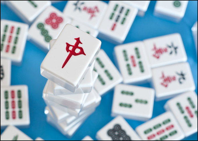 Acessórios de jogo de engano marcados infravermelhos do tamanho normal dos dispositivos de Mahjong
