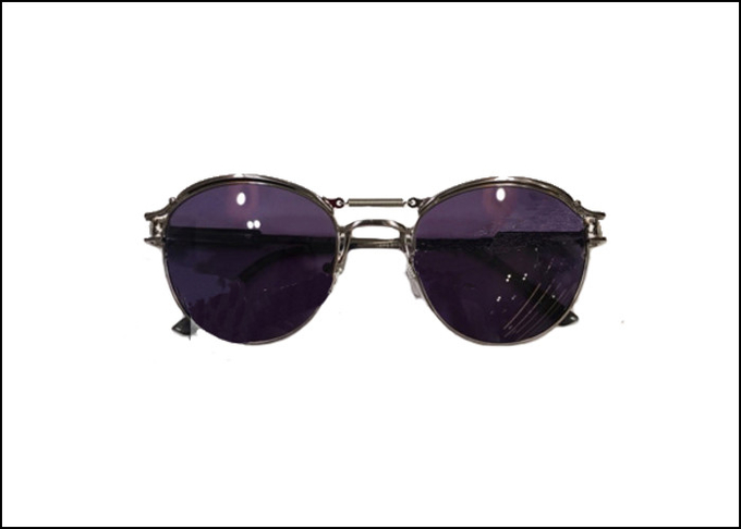 Forme os óculos de sol UV da perspectiva, vidros de engano do pôquer com a lente roxa mágica da resina